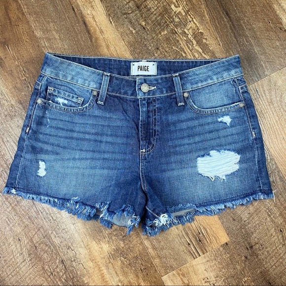 Paige Daryn Izza Destructed Shorts Distressed 28 - Picture 1 of 6